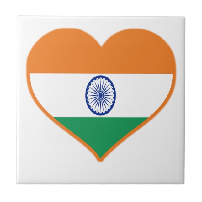 Indien Kärlek Kakelplatta (Framsidan)