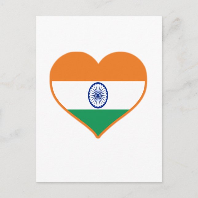 Indien Kärlek Vykort (Framsida)
