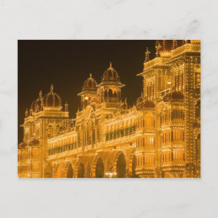 INDIEN, Karnataka, Mysore : Majarajas Palats (b. 2 Vykort