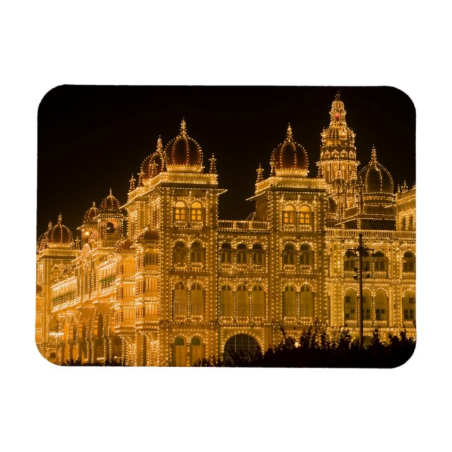 INDIEN, Karnataka, Mysore : Majarajas palats (b. Magnet (Horisontell)