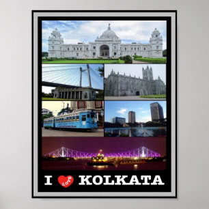 Indien - Kolkata - Mosaic - Poster