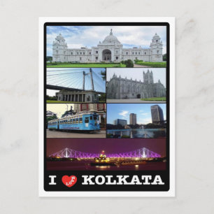 Indien - Kolkata - Mosaic - Vykort