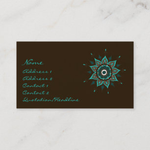 Indien! Kricka •, Profilecard Visitkort