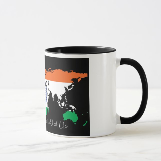 Indien liv sammanlagt av oss mugg (Höger)