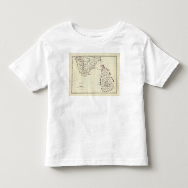 Indien mig och Ceylon T-shirt (Framsida)