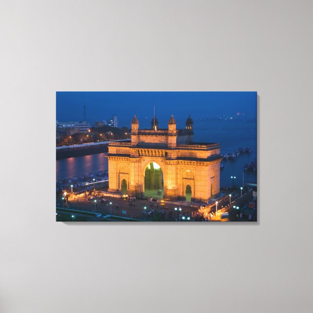 INDIEN, Mumbai (Bombay): Gateway of India / Canvastryck (Framsida)