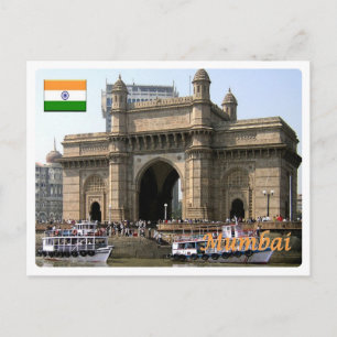 Indien - Mumbai - Vykort