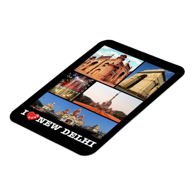 Indien - New Delhi - I Kärlek - Magnet (Vänstra Sidan)