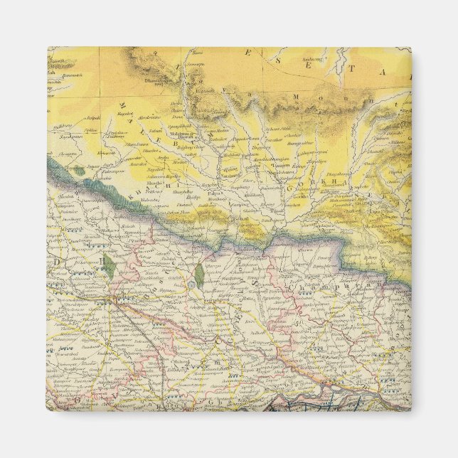 Indien och Nepal Magnet (Framsidan)