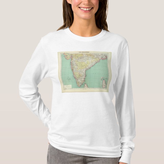 Indien och Sri Lanka 2 Tee Shirt (Framsida)