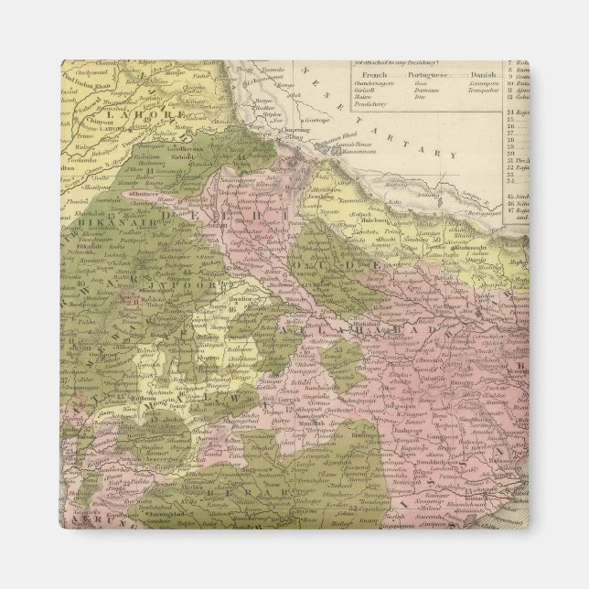 Indien och Sri Lanka Magnet (Framsidan)
