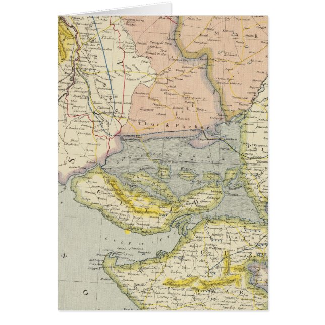 Indien, Pakistan Hälsningskort (Framsidan)
