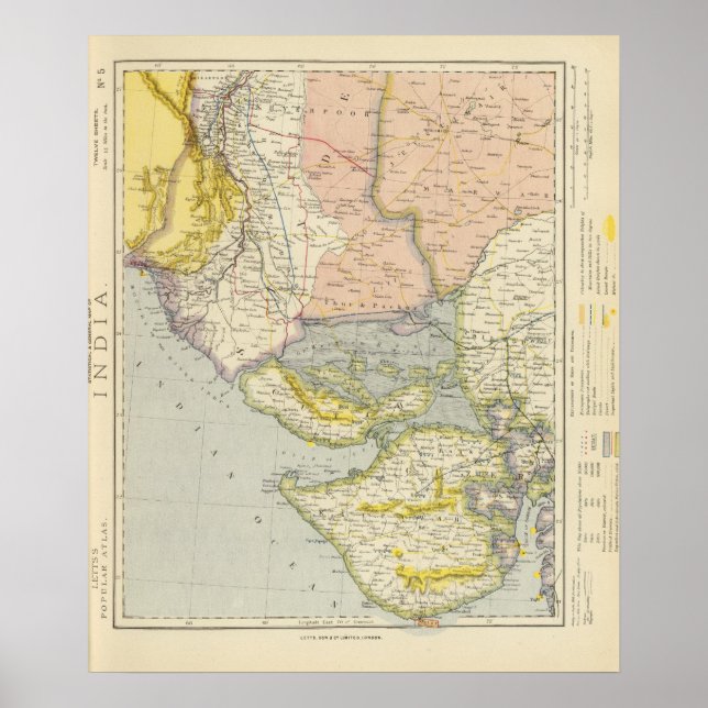 Indien, Pakistan Poster (Framsidan)