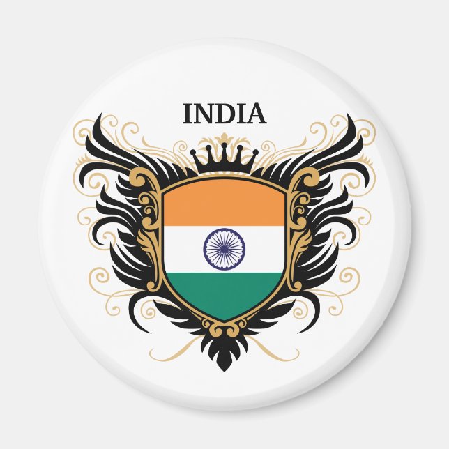 Indien [personalisera] magnet (Framsidan)