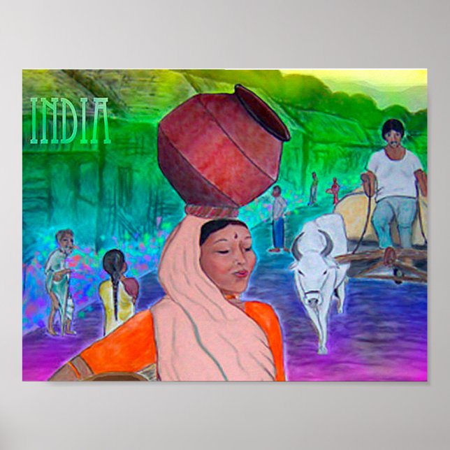 Indien Poster (Framsidan)