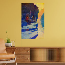 Indien Poster i sin ensamhet NC Wyeth 1907