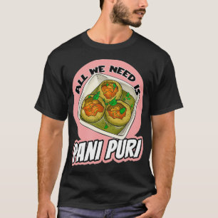 Indien Proud Flagga Day Hindi Sikh Kärlek Food Cui T Shirt