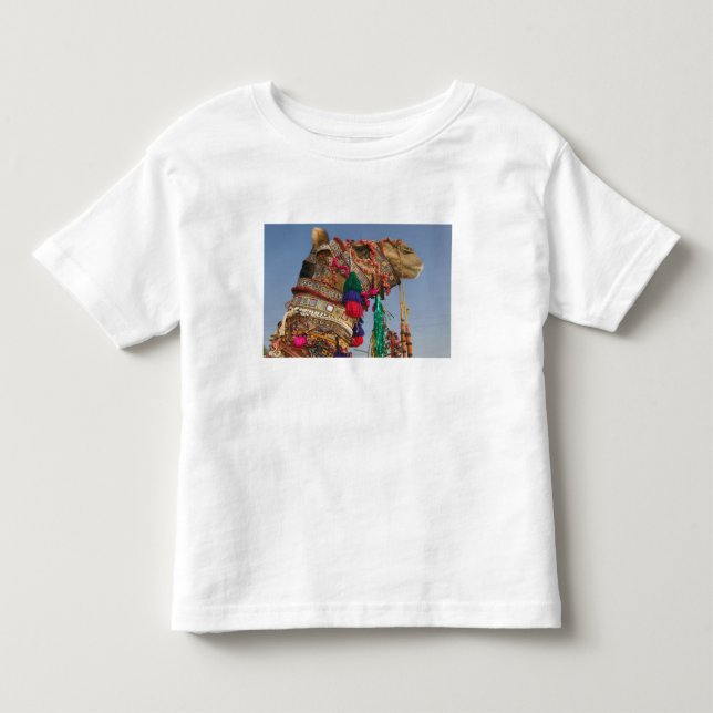 INDIEN, Rajasthan, Pushkar: PUSHKAR KAMELMÄSSA, T Shirt (Framsida)