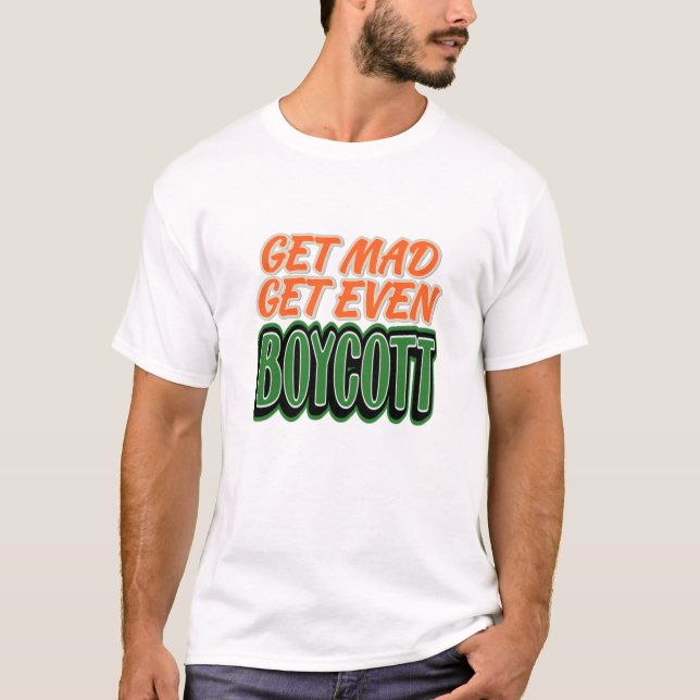 Indien Sanatan Patriotic Desi Indian Pride, BOYCOT T Shirt (Framsida)