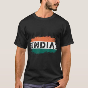 Indien självständighetsdag 15 augusti 1947 Indiens T Shirt