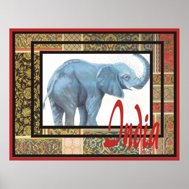 Indien Skriv ut nr 1 Poster (Framsidan)