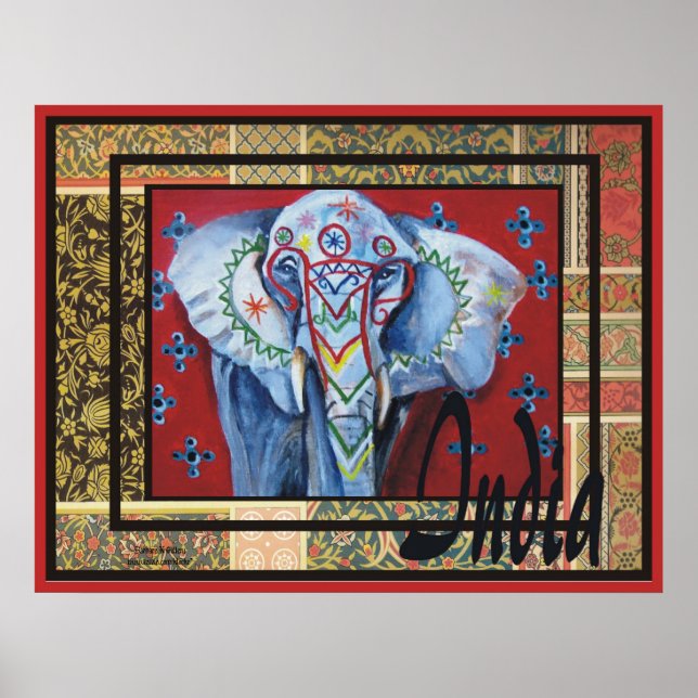 Indien Skriv ut nr 3 Poster (Framsidan)