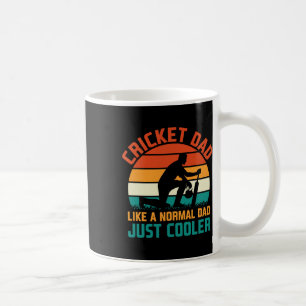Indien Sport Cricket Älskare Cricketer Cricket Spe Kaffemugg