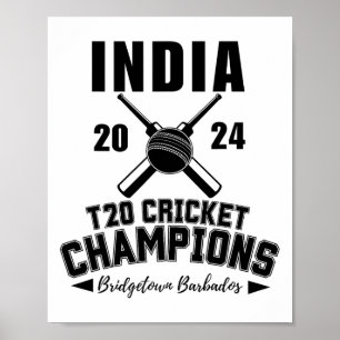 Indien T20 Cricket Champions Poster