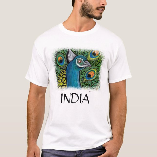 "Indien" T-tröja Tee Shirt (Framsida)