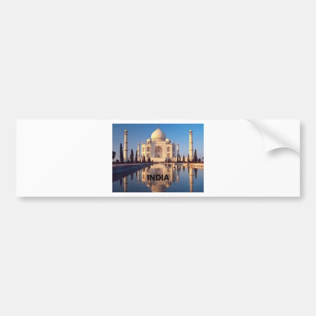 Indien Taj-mahal angie Bildekal (Framsidan)