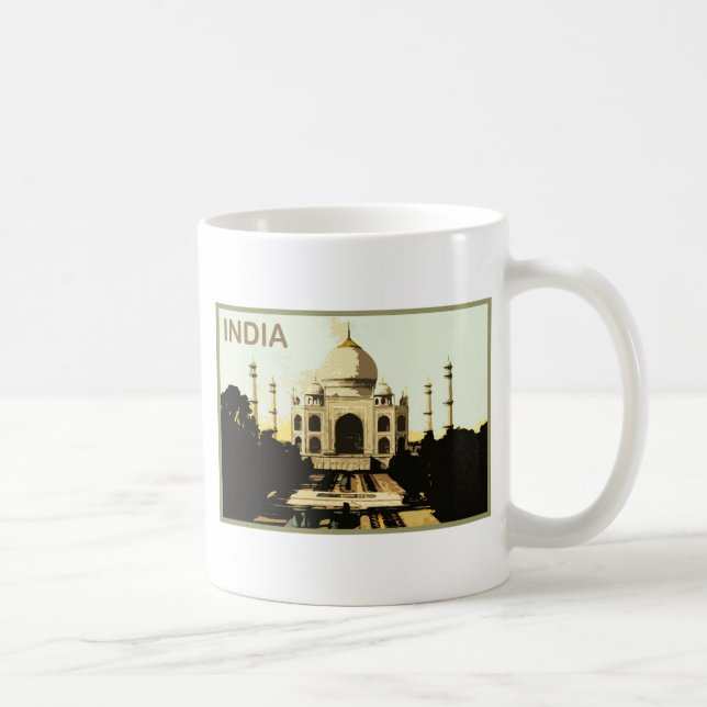 Indien Taj Mahal Kaffemugg (Höger)
