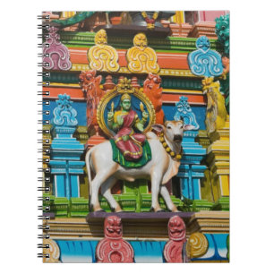 INDIEN, Tamil Nadu, Chennai: Kapaleeshwarar Anteckningsbok Med Spiral