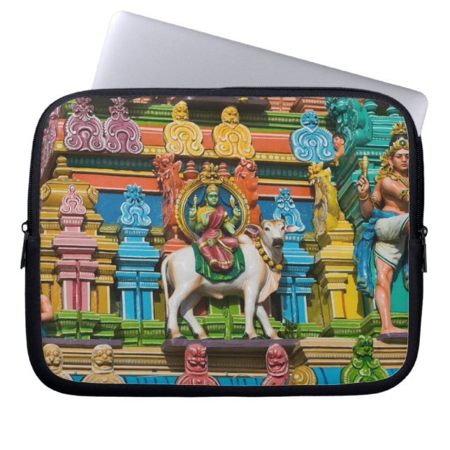 INDIEN, Tamil Nadu, Chennai: Kapaleeshwarar Laptop Fodral (Framsidan)