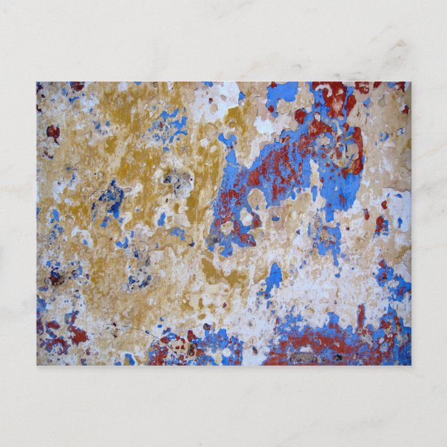 Indien - uralte Hauswand Vykort (Framsida)