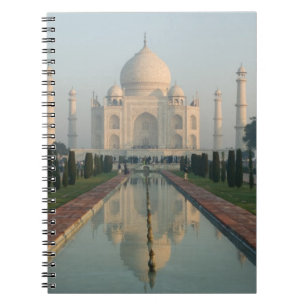 INDIEN, Uttar Pradesh, Agra: Taj Mahal, Morgon Anteckningsbok Med Spiral