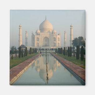 INDIEN, Uttar Pradesh, Agra: Taj Mahal, Morgon Magnet