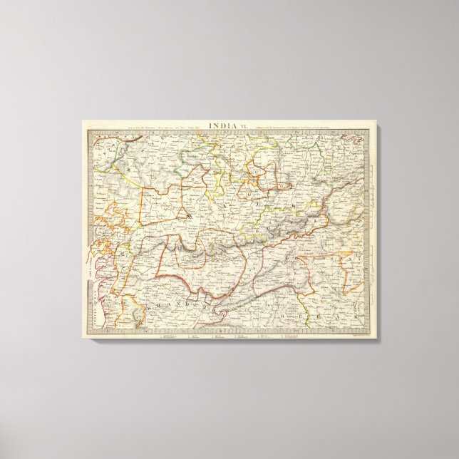 Indien VI Canvastryck (Framsida)