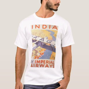 Indien vid imperialistiska flygbolag tröja