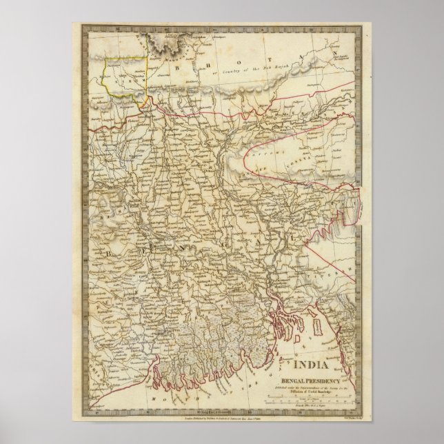 Indien VIII Bangladesh Ordförandeskap Poster (Framsidan)