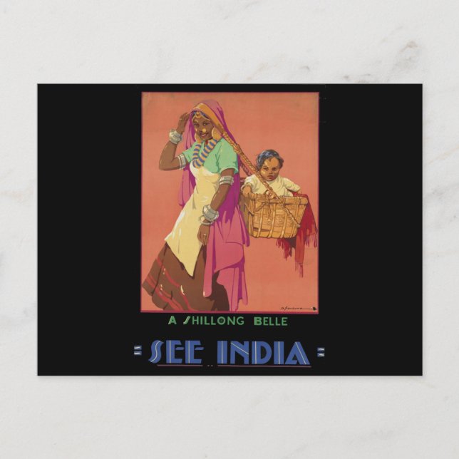 Indien Vykort (Framsida)