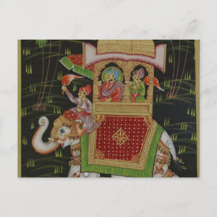 Indiens Art-vykort Vykort