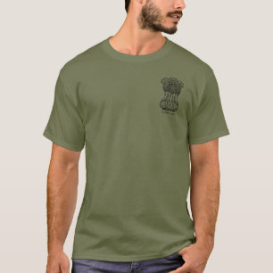 Indiens emblem i land t shirt