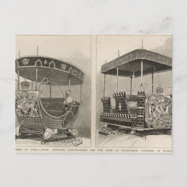 Indiens Empress Vykort (Framsida)