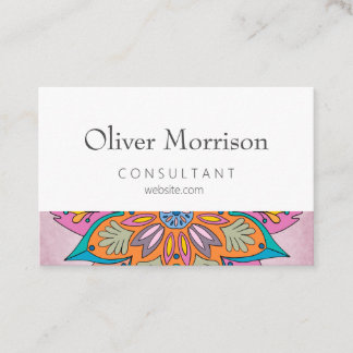 Indiens färgstarka cirkel: ett dekorativt mandala lojalitetskort