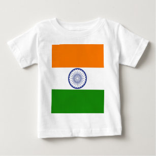 Indiens Flagga Ashoka Chakra T-shirt