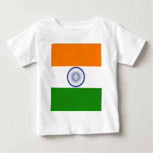 Indiens Flagga Ashoka Chakra Tröja