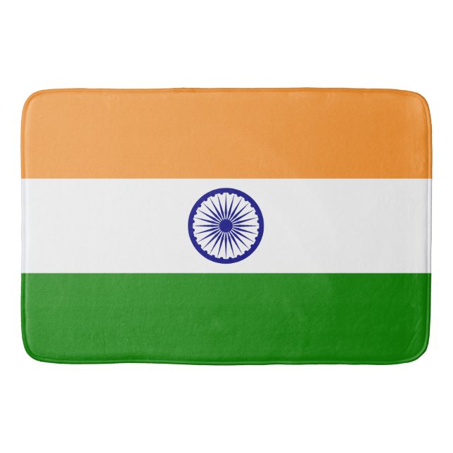 Indiens flagga badrumsmatta (Framsidan)