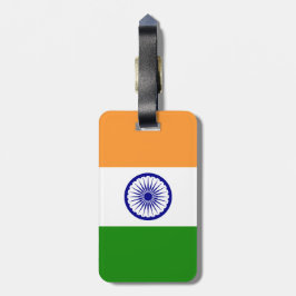 Indiens flagga bagagebricka