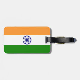 Indiens flagga bagagebricka