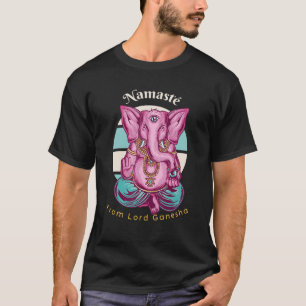 Indiens Flagga Day Hindi Sikh Kärlek Elephants Gan T Shirt